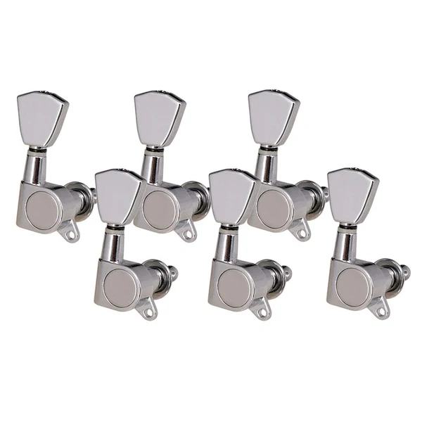 Reliable Max Acoustic Electric Guitar Tuning Pegs Machine Head Tuners silver Versatile