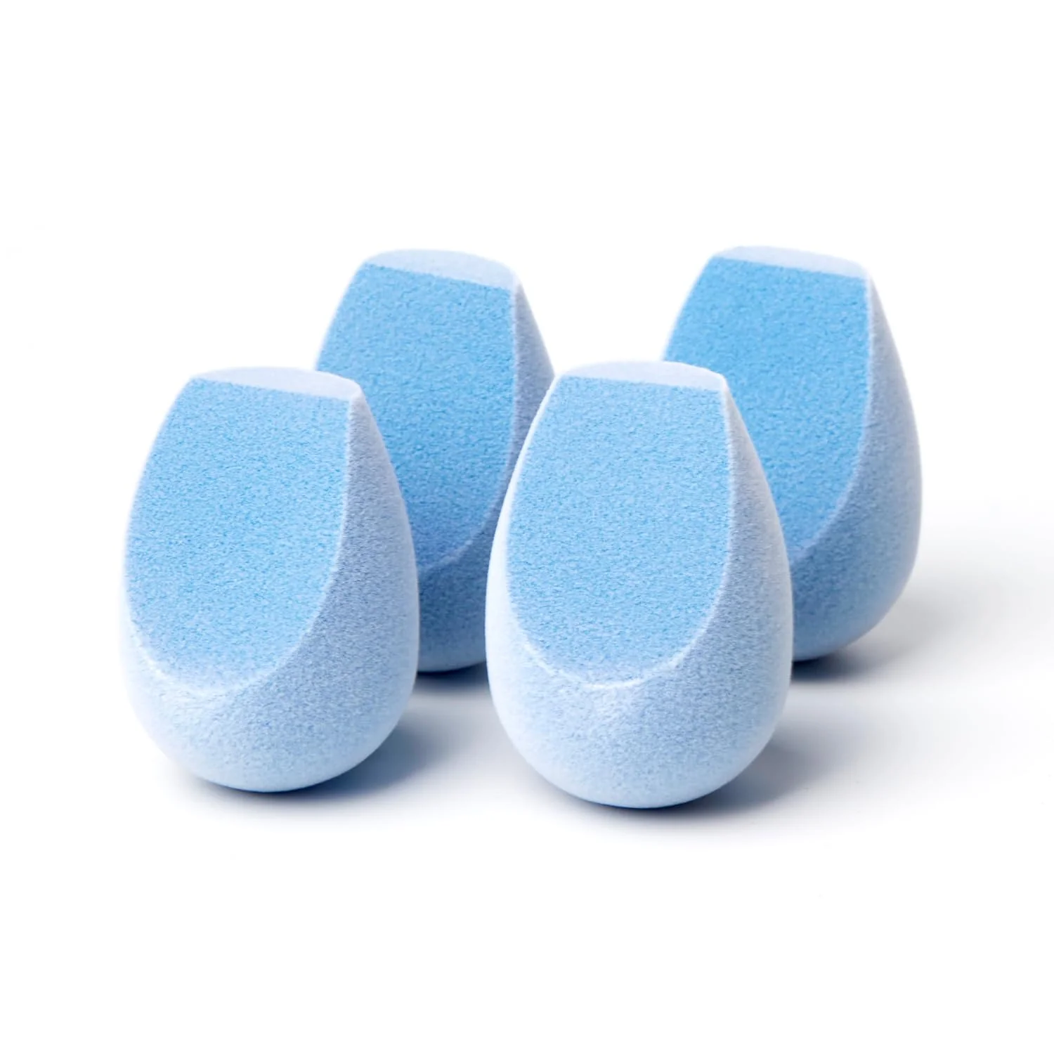 High-End JUNO Co. Microfiber Velvet Sponge Latex- Dual Layer Technology Makeup Blender for Foundations Powders and Creams 4 Fusion Sponge Minimalist