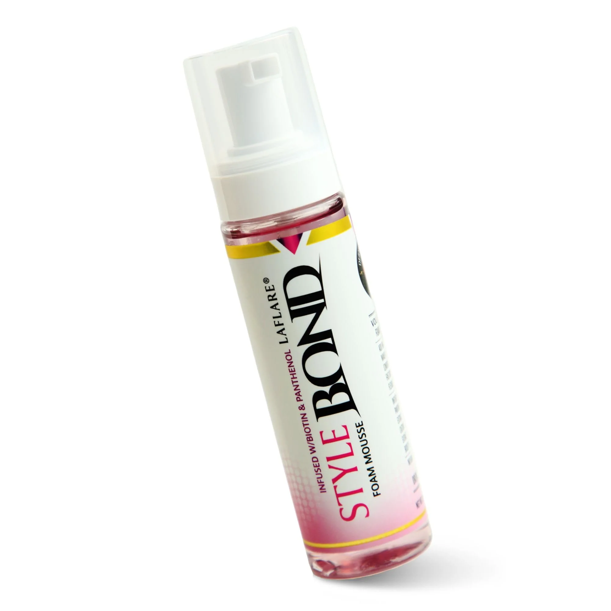 Secure Laflare New Travel Size Mousse Foam - Hair Styling Shine and Volume Mousse for Braid and Locs Orchid Elegant
