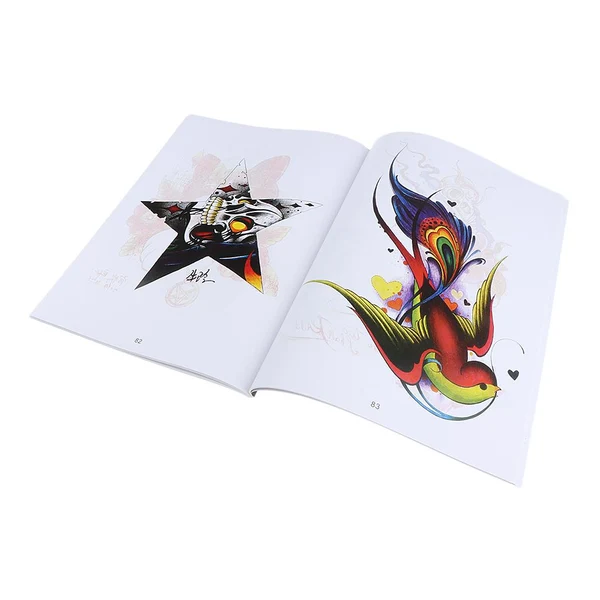 Convenient Max 108 Pages European Style Body Art Tattoo Flash Designs Tattoo Reference Book Traditional
