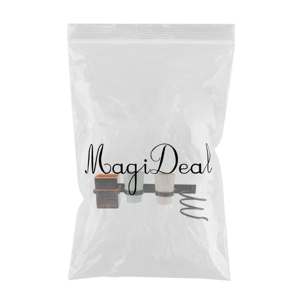 Smooth Max Wall Mount Hair Dryer Holder Shelf Hanger Straightener Comb Organizer Set Original