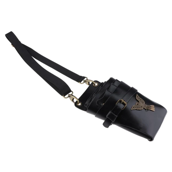 Specialty Max Hair Scissors Beard Mustache Shears Bag Pet Hairdressing Tools Holster Black Sophisticated