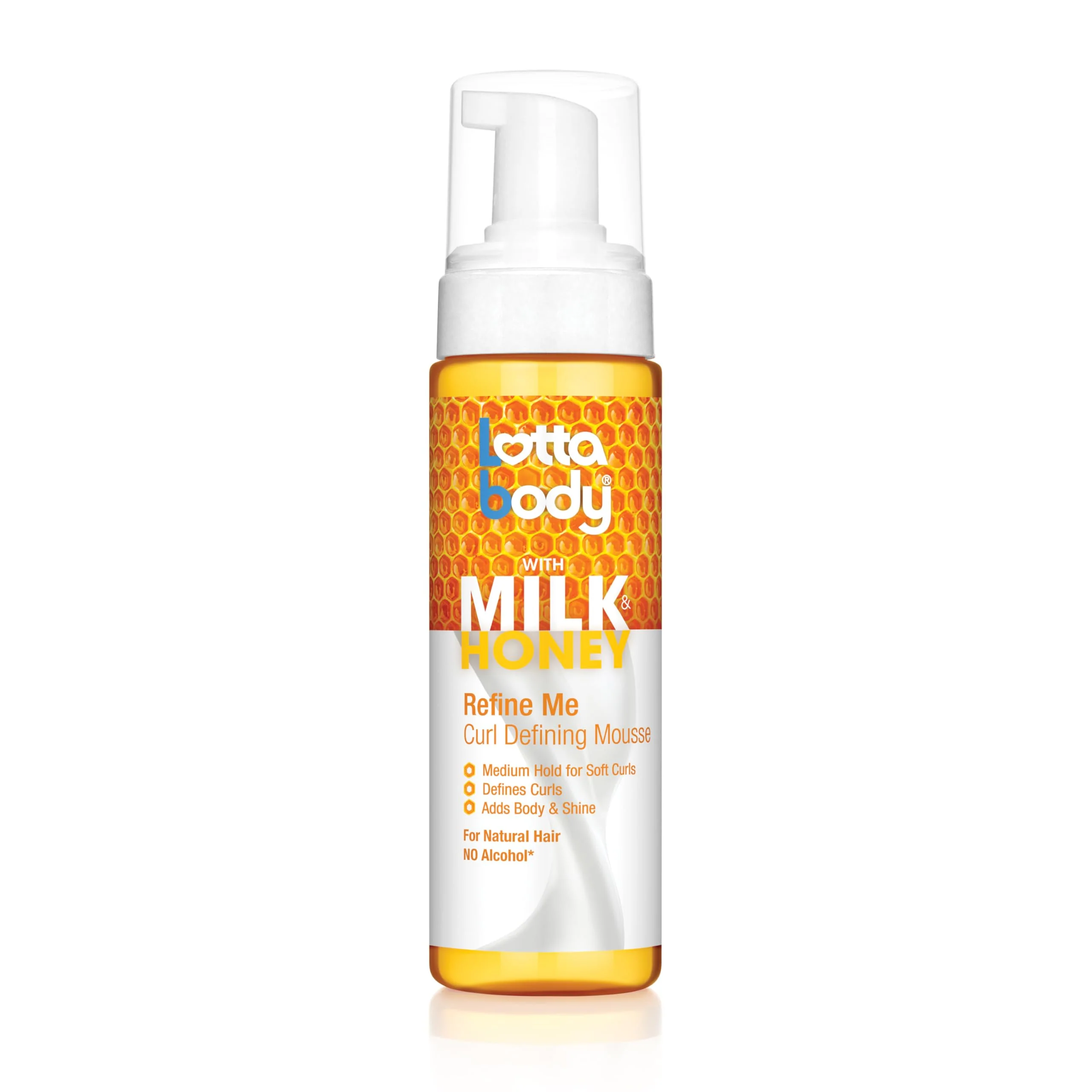 Unique Lotta Body Refine Me Curl Defining Mousse Medium Hold for Soft Curls Moisturizes Controls Frizz 7 Fl Oz Minimalist