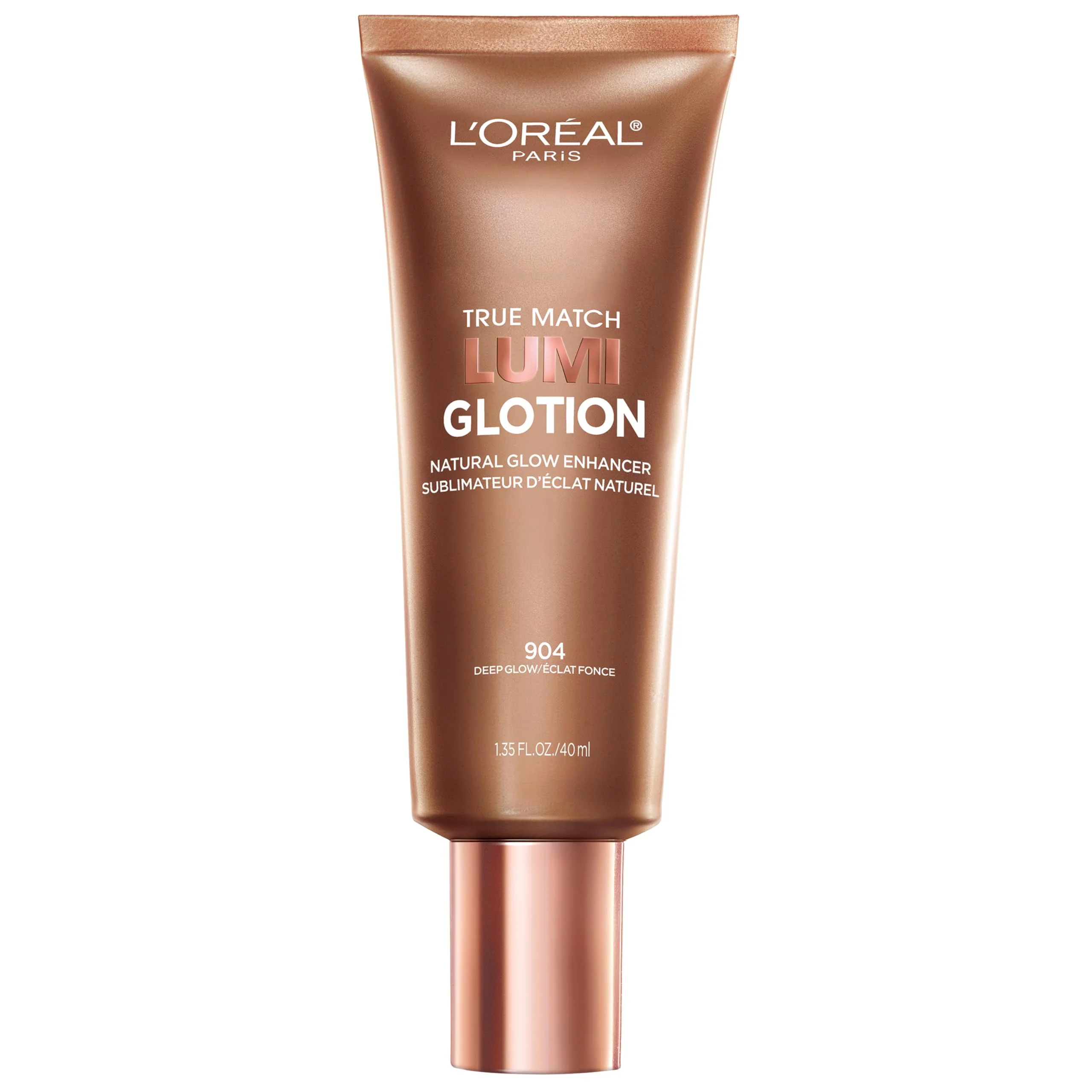 Premium L'O Paris Makeup True Match Lumi Glotion Natural Glow Enhancer Illuminator Highlighter Bronzing Drops For a Sun-Kissed Glow 904 Deep Premium Material