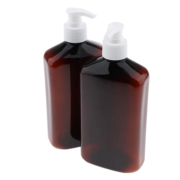 Superior Max 2pcs PET Empty Spray Pump Bottle refillable Cosmetic Bottles White Pump Head Long-Lasting