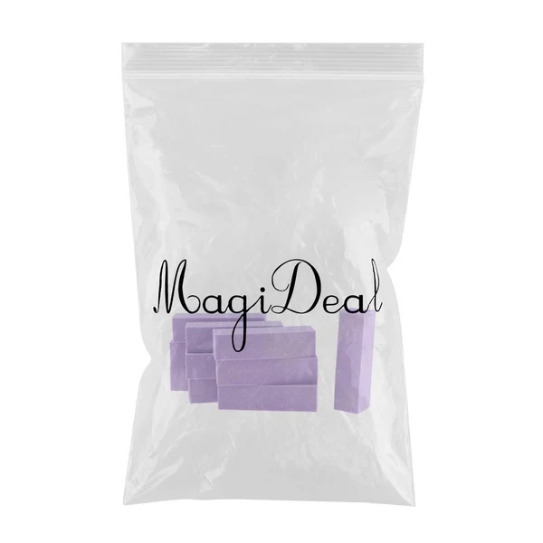 Outstanding Max 10Pcs Nail Art Buffer Files Block Manicure Buffing Sanding Polish Purple Luxury