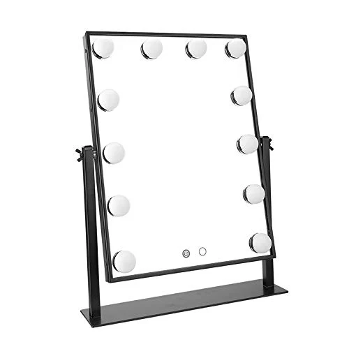 High-Quality Lurella Cosmetics 12 Bulb Vanity Mirror Jet Black Official
