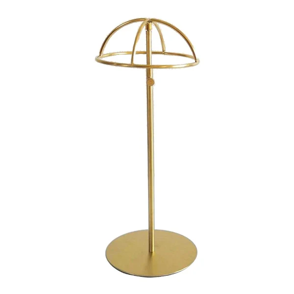 Detailed Max Stainless Steel Adjustable Wigs Holder Stand Caps Hanger Hats Display Rack Sophisticated