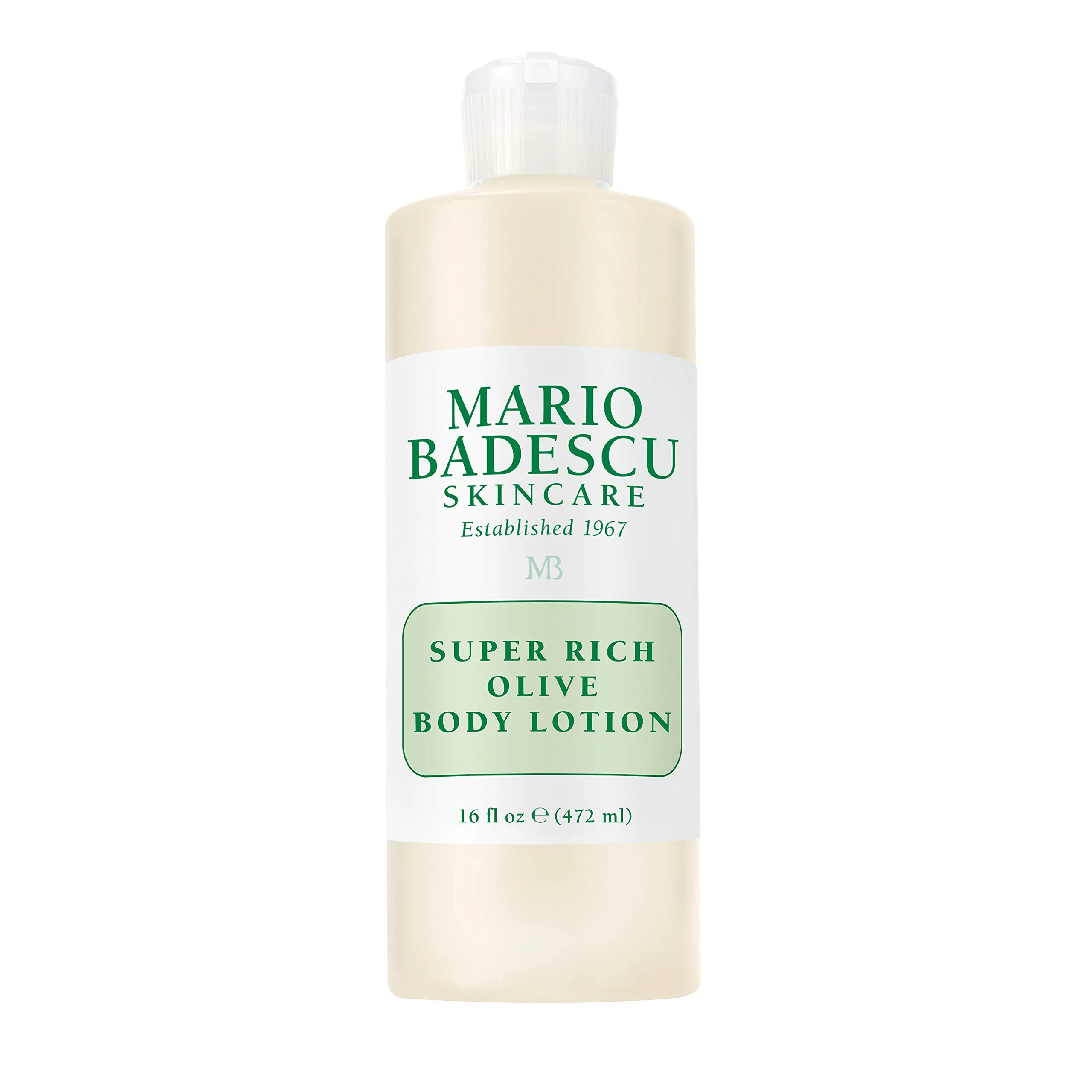Smooth Mario Badescu Super Rich Olive Body Lotion for Dry Skin Non-Greasy and Creamy Moisturizer Infused with Olive Oil I for All Skin Types 16 Fl Oz Contemporary