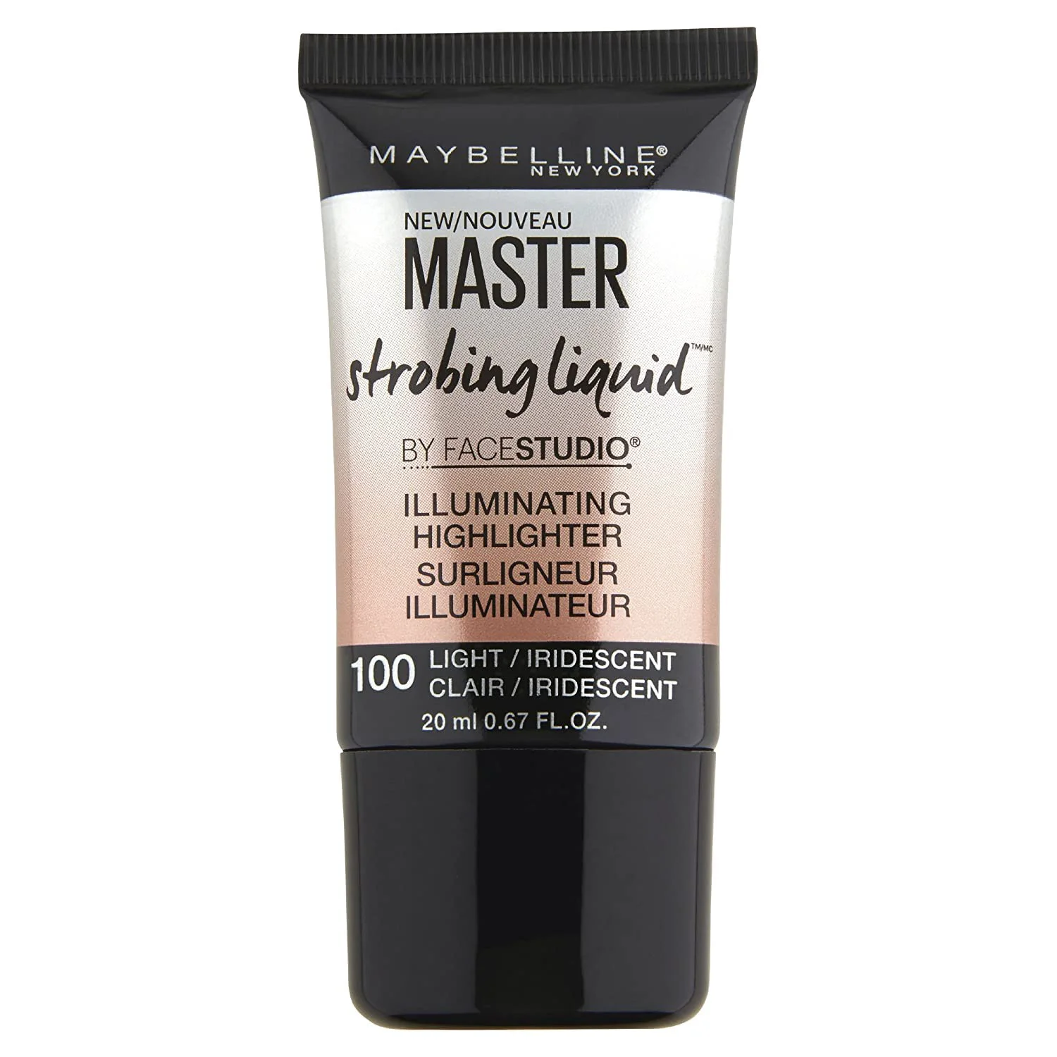 Detailed Maybelline New York Master Strobing Liquid Illuminating Highlighter Light Iridescent 0.67 fl. oz. Consistent