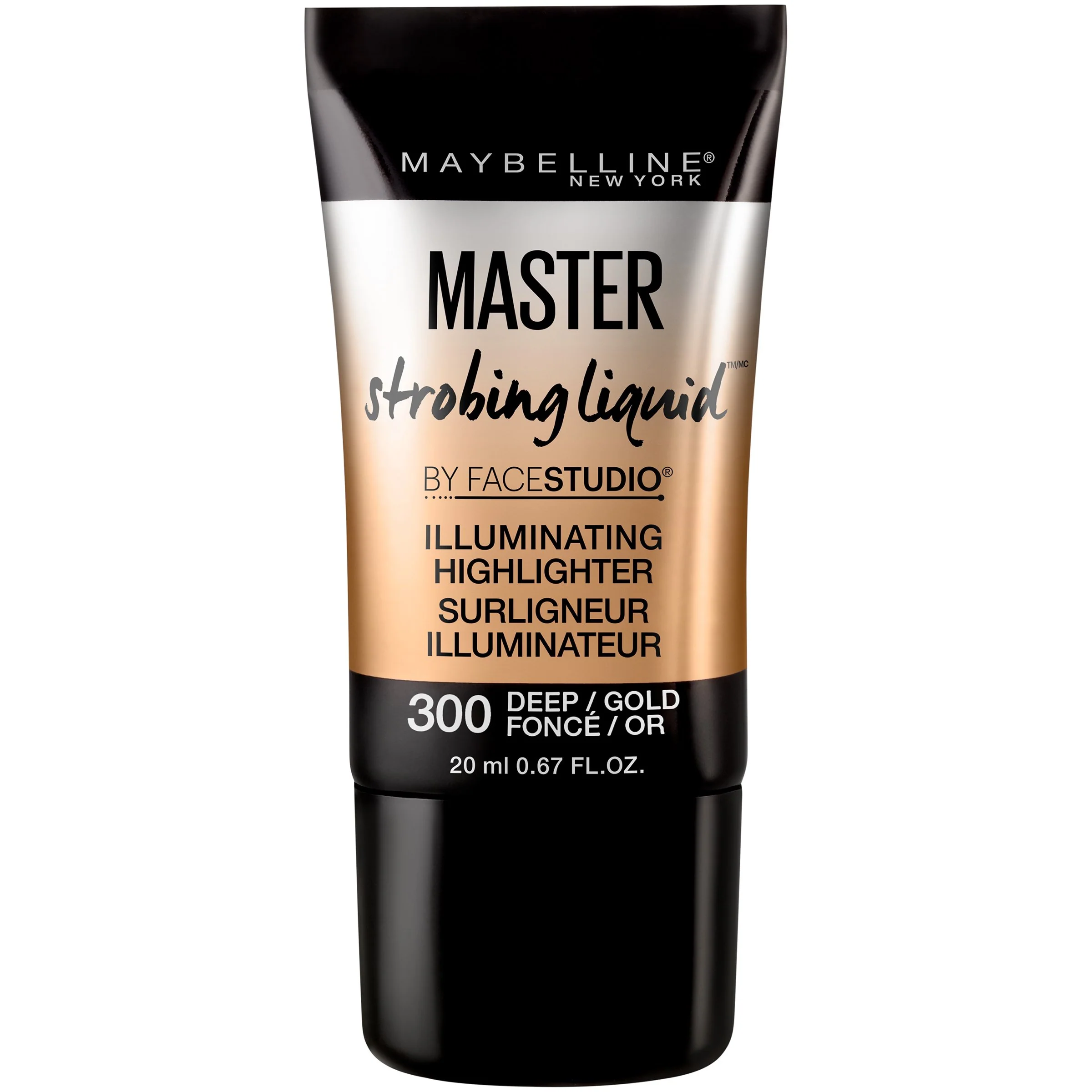 Professional Maybelline Master Strobing Liquid Illuminating Highlighter Deep Gold 0.67 fl. oz. Verified