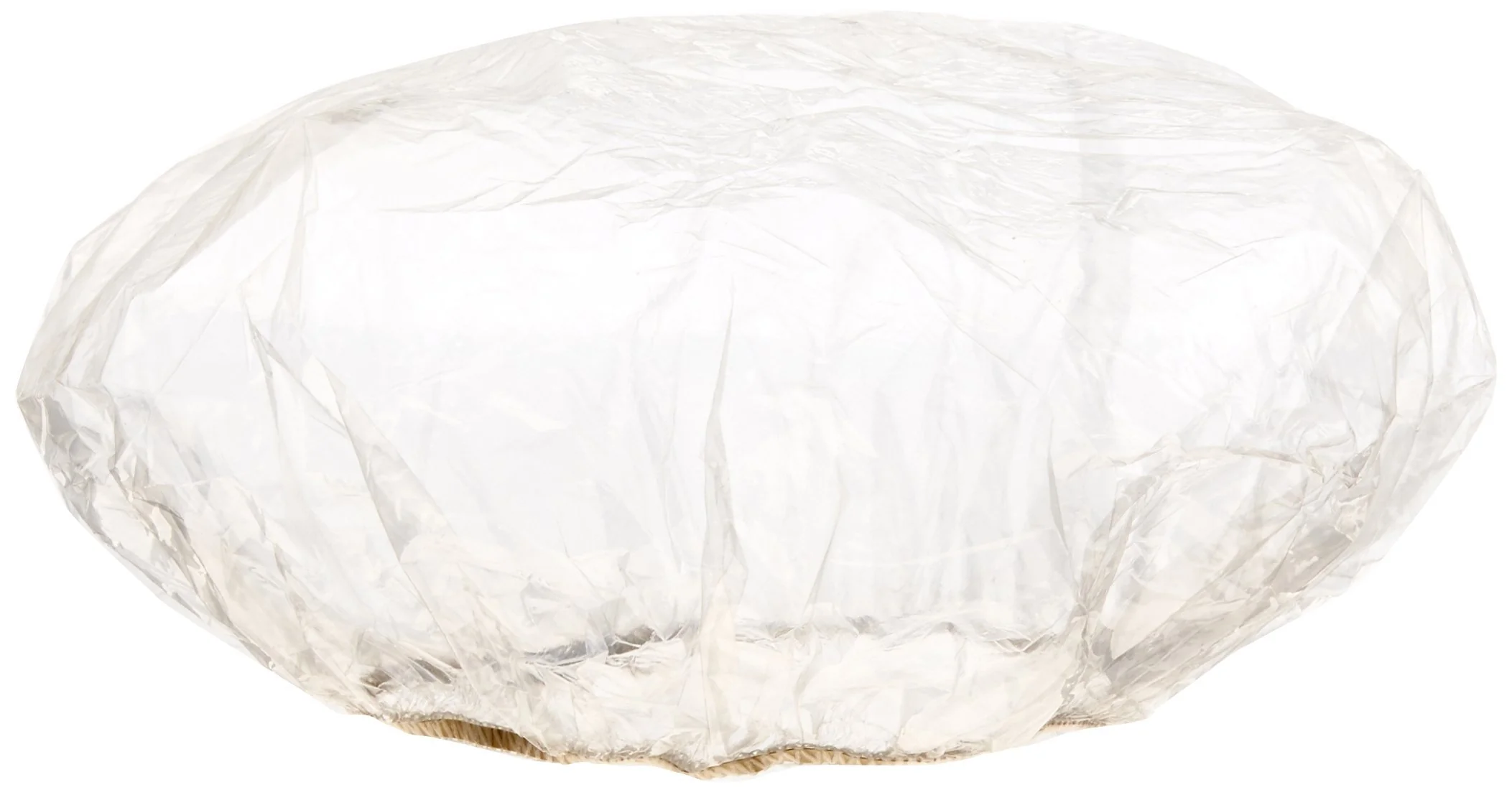 Lightweight Medline Shower Caps Single-Use Clear Plastic Elastic Band One Size Fits Most Case of 500 Natural
