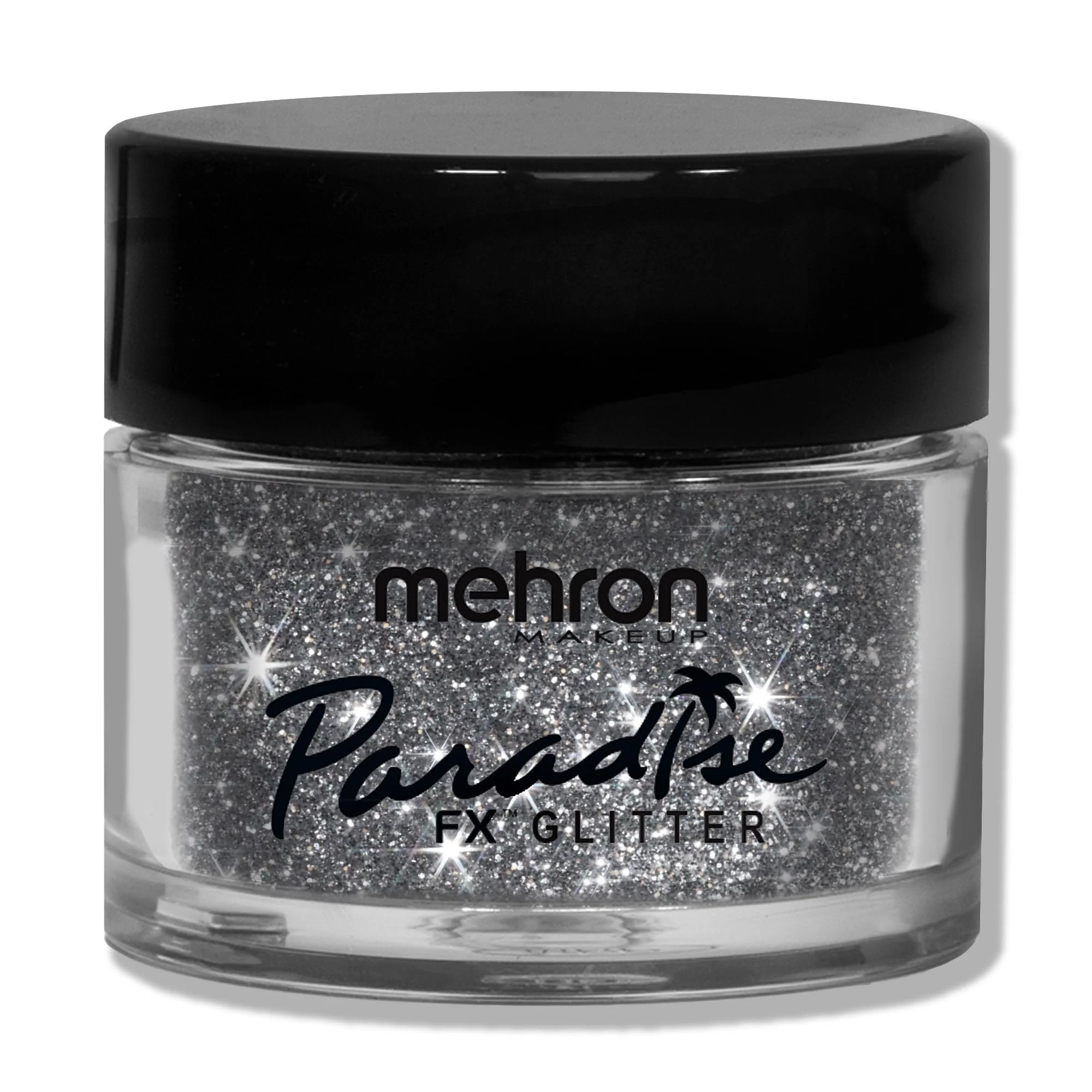 Optimized Mehron Makeup Paradise Glitter FX Professional Cosmetic for Makeup Art Vibrant Shimmering Loose Glitter .25 oz 7 g Silver User-Friendly