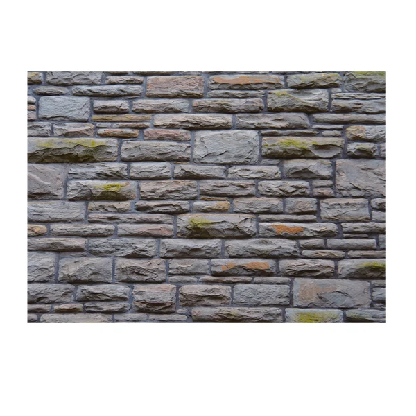 Certified Max Aquarium 3D Single-sided Adhesive Background Sticker Blue Brick 61x41cm Enhanced