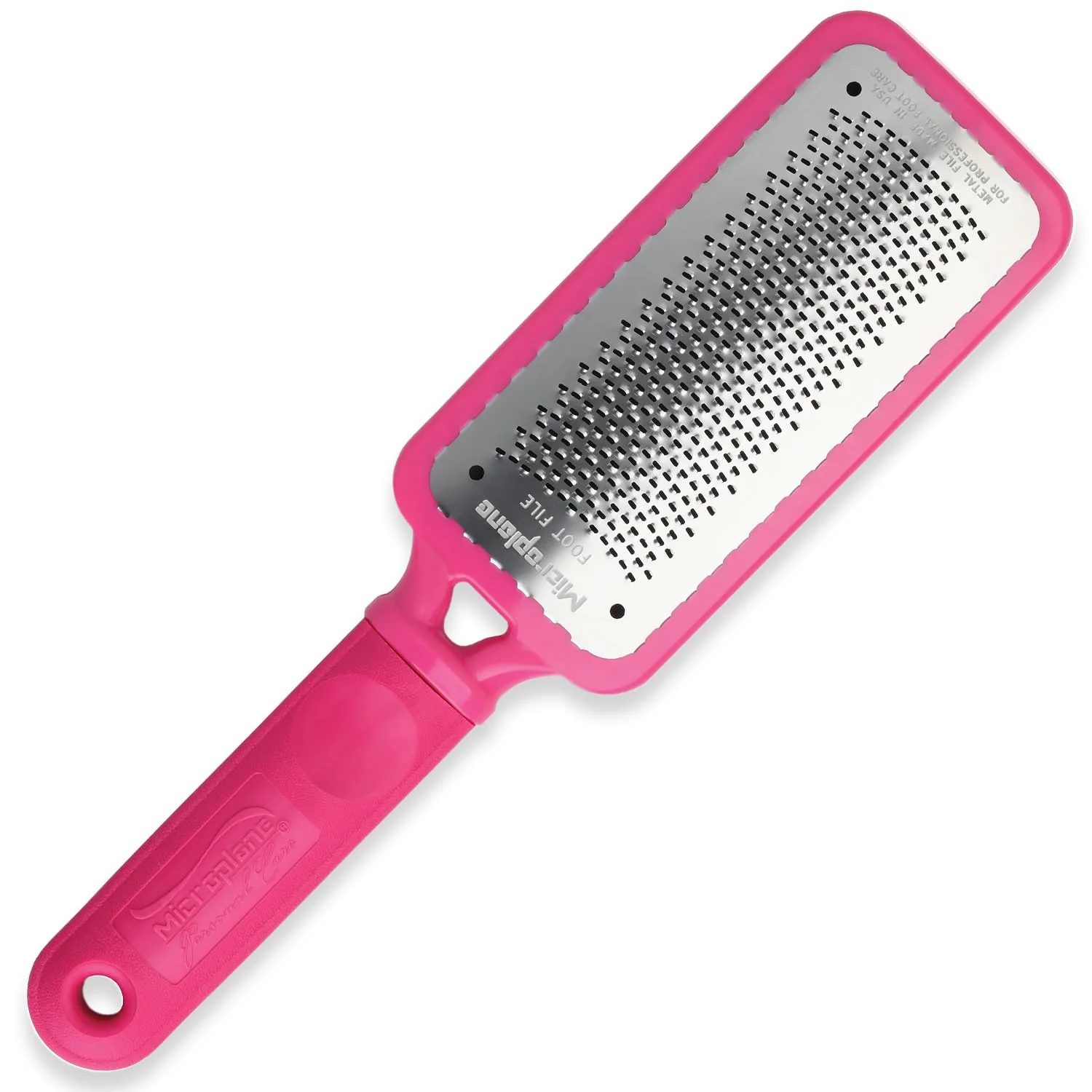 Refined Microplane Colossal Foot File Scraper - The Stainless Steel Foot Rasp Dead Skin Callus Remover for Feet Gentle Foot Scrubber Pedicure Luxury