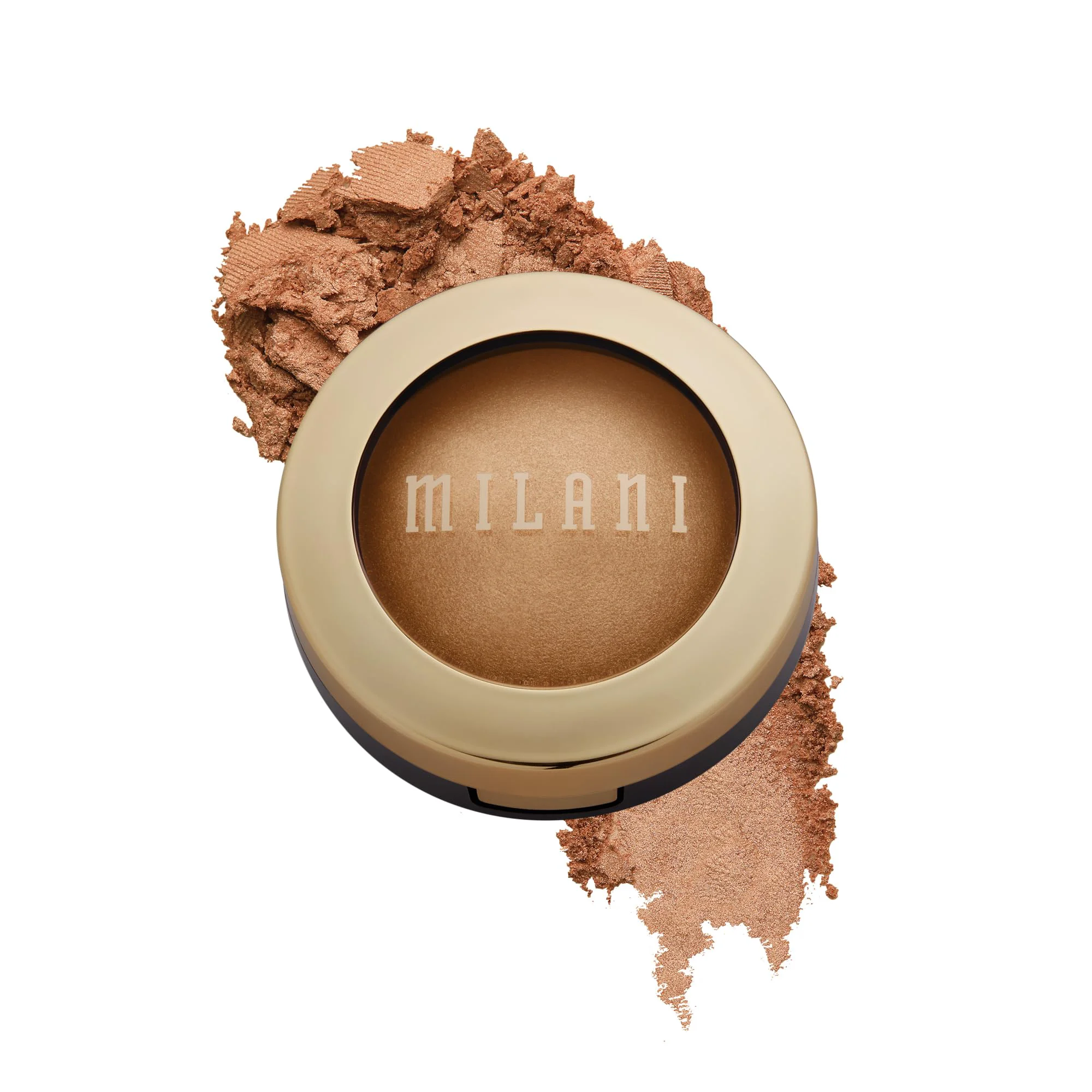 Long-Lasting Milani Highlighter Makeup - Baked Contour Powder Face Highligher Made in Italy - Bronze Splendore Soft