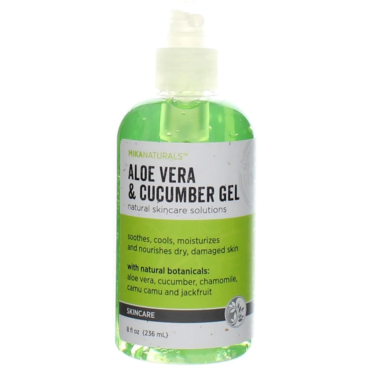 Reliable MIKA NATURALS Aloe Vera Cucumber Gel 8 oz. Flexible