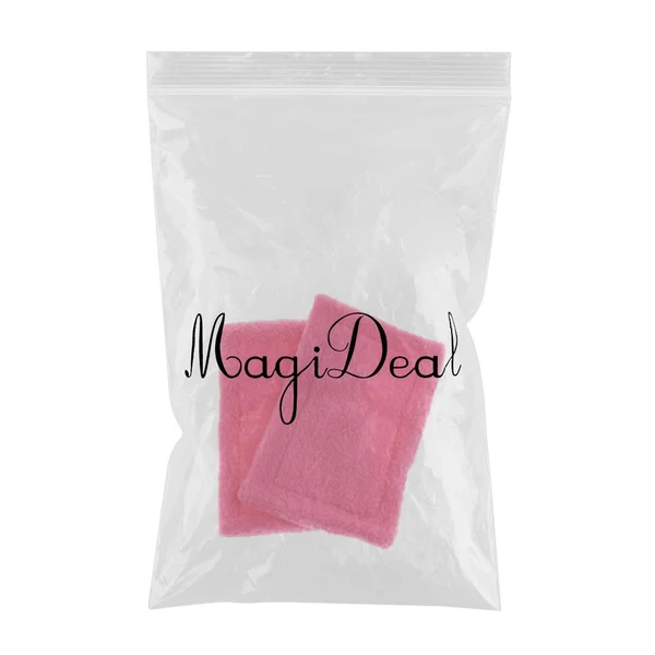 Professional Max 2 Pack Velvet Small Animals Warm Mat for Hamster Guinea Pig Ferret Rose Red Solid