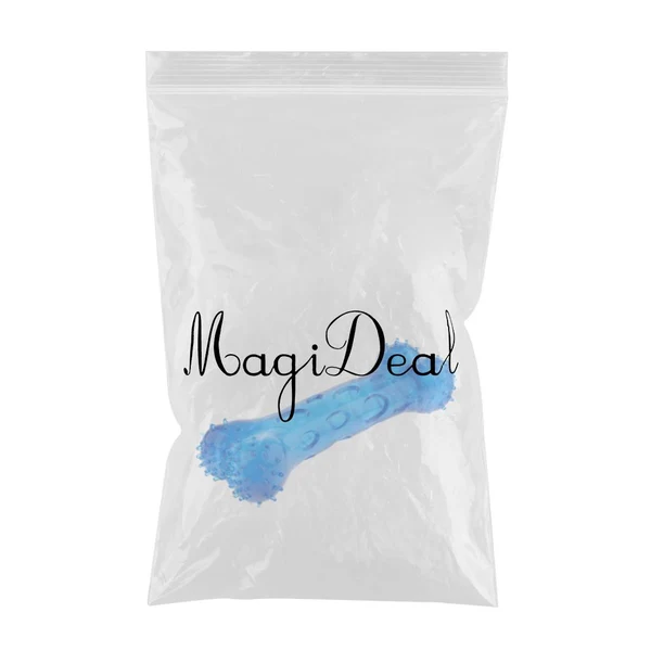 Traditional Max Pet Dog Puppy Fun Toy Teeth Care Cleaning Brush Toys Blue L Elegant