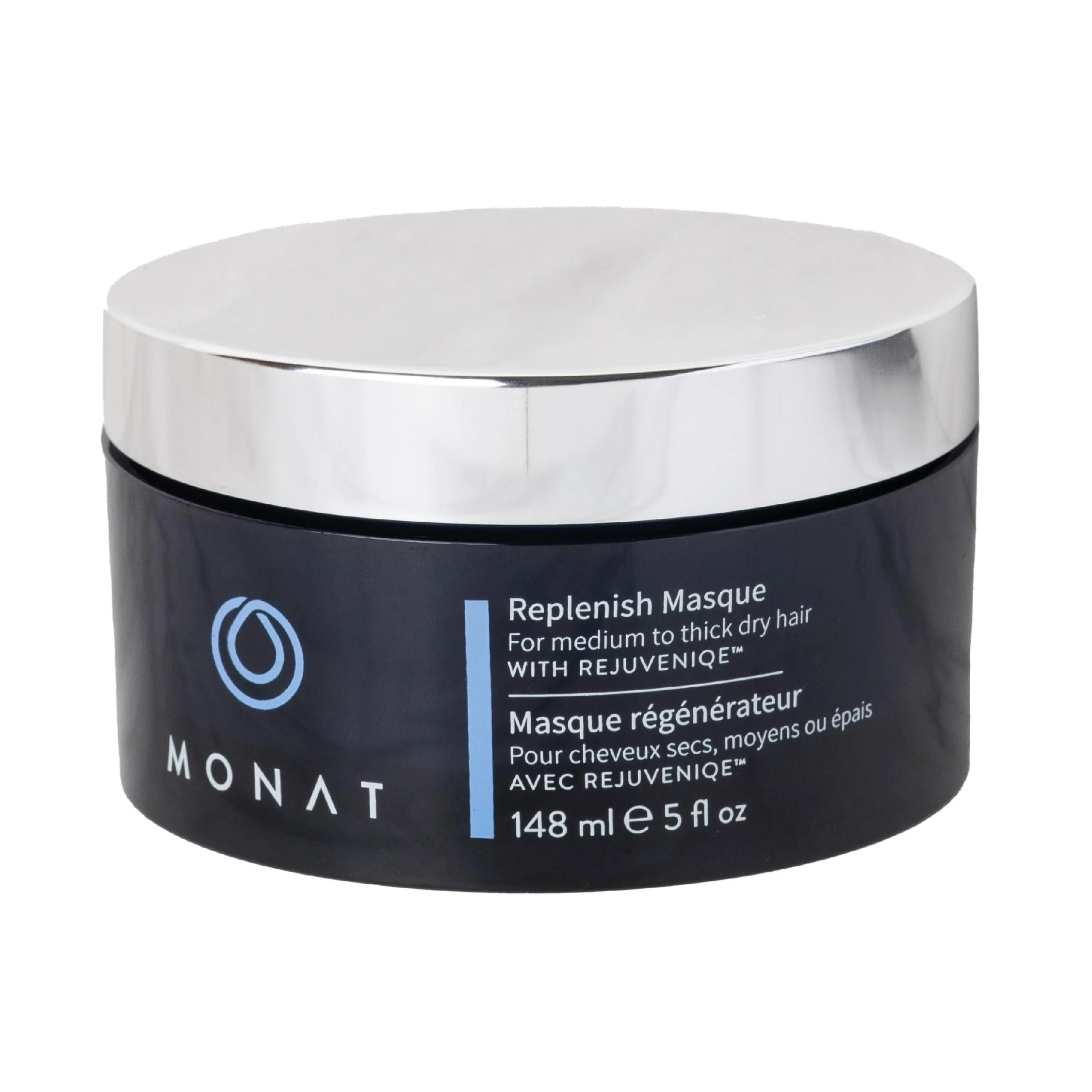 Secure MONAT Replenish™ Masque Infused with Rejuveniqe® - Hair Masque that Deeply Condition Medium to Thick Hair. Hydrating Hair Mask w Pea Extract Vegan Smooth