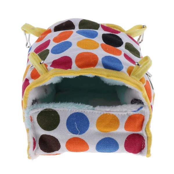 Expertly Made Max Hamster Guinea Pig Chinchilla Warm Sleeping Nest Cage Houses Rainbow Dot Responsible