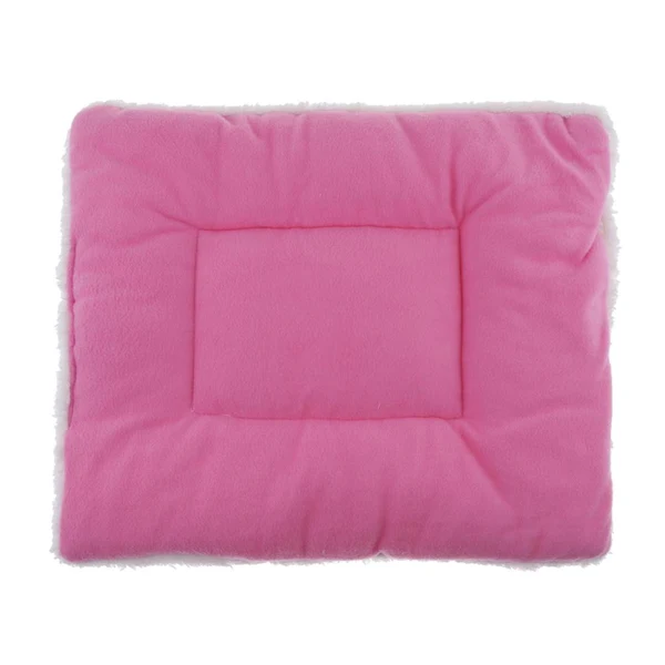 Refined Max Dog Puppy Pet Sleeping Bed Fleece Cushion Mattress for Bichon Teddy Pink M Dependable