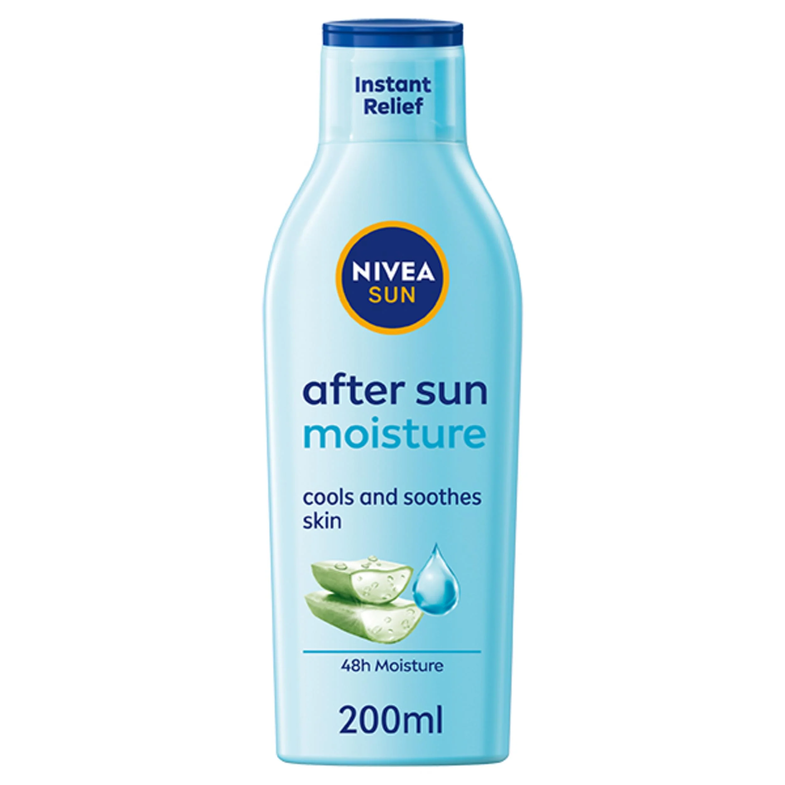Secure Nivea Sun Moisturising After Sun Lotion With Aloe Vera Silky Skin Feeling 200ml Expertly Made
