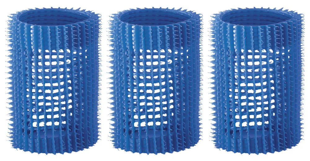 Organic Olivia Garden Jet Set Self-Gripping Curler For Setting Or Perming 1 3 4 - 3 Count Blue Exceptional
