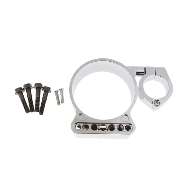 Top-Quality Max Side Mount Speedo Relocation Bracket for Harley Sportster XL883 X1200 Silver Specialty