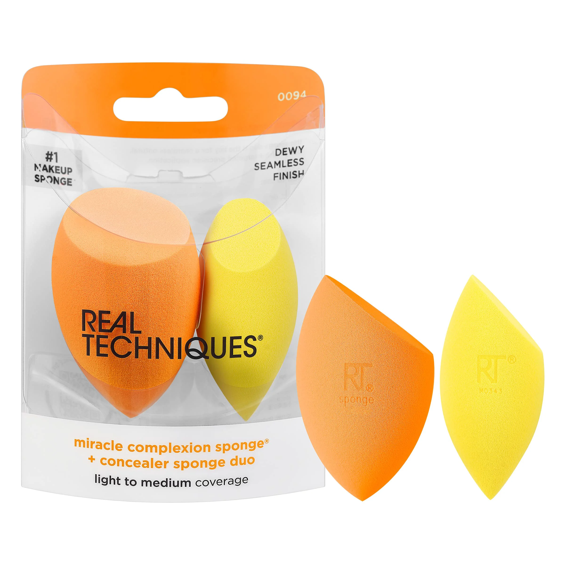 Modern Techniques Complexion Sponge Concealer Sponge Duo Makeup Blending Sponges For Foundation Concealer Light To Medium Coverage High-Performance
