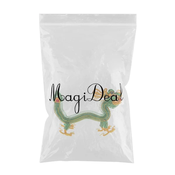 Natural Max Handcrafted Chinese Dragon Model Metal Crafts Desk Ornament - Green Efficient