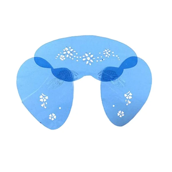 Contemporary Max 1 Set Reusable Face Body Painting Stencil Template for Party Stage E 20x15cm Advanced
