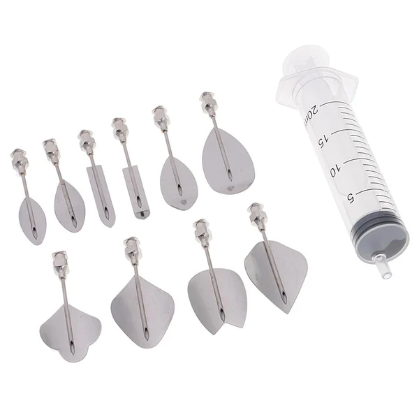 User-Friendly Max 1 Set Metal 3D Gelatin Jelly Art Pudding Cake Decorating Needles Tools B World-Class