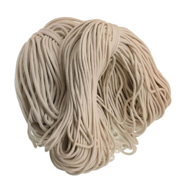 Stylish Max 100 meters core spun braided natural cotton ropes string cord for DIY 3mm Minimalist