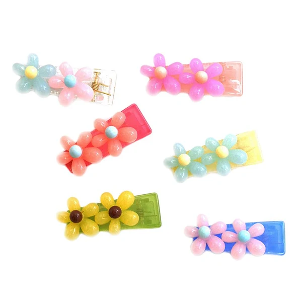 High-End Max 6 Pieces Alligator Cute Hair Clips Girls Kids Hair Accessories Headwear Relaxed