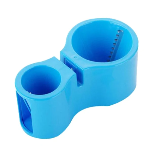 Powerful Max Kitchen Dual-head Spiral Cutter Vegetable Slicer With Sharpener Blue Pure