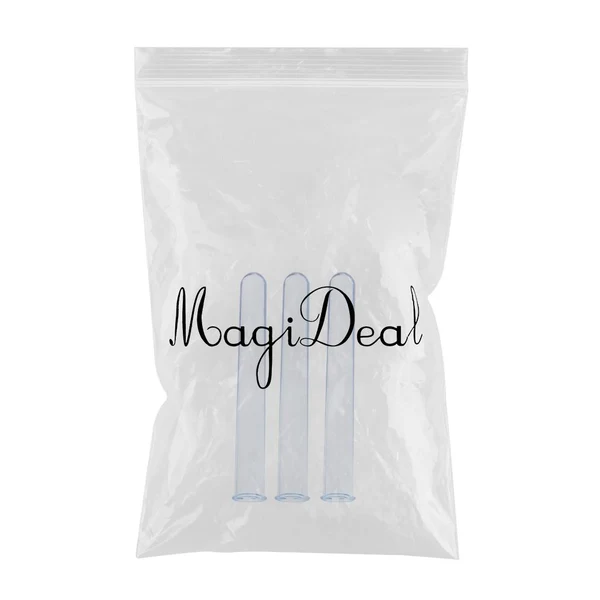 Casual Max 3Pcs Round Bottom Plastic Test Tube Cocktail Bar Supplies Plastic Products Blue 15cm Unique