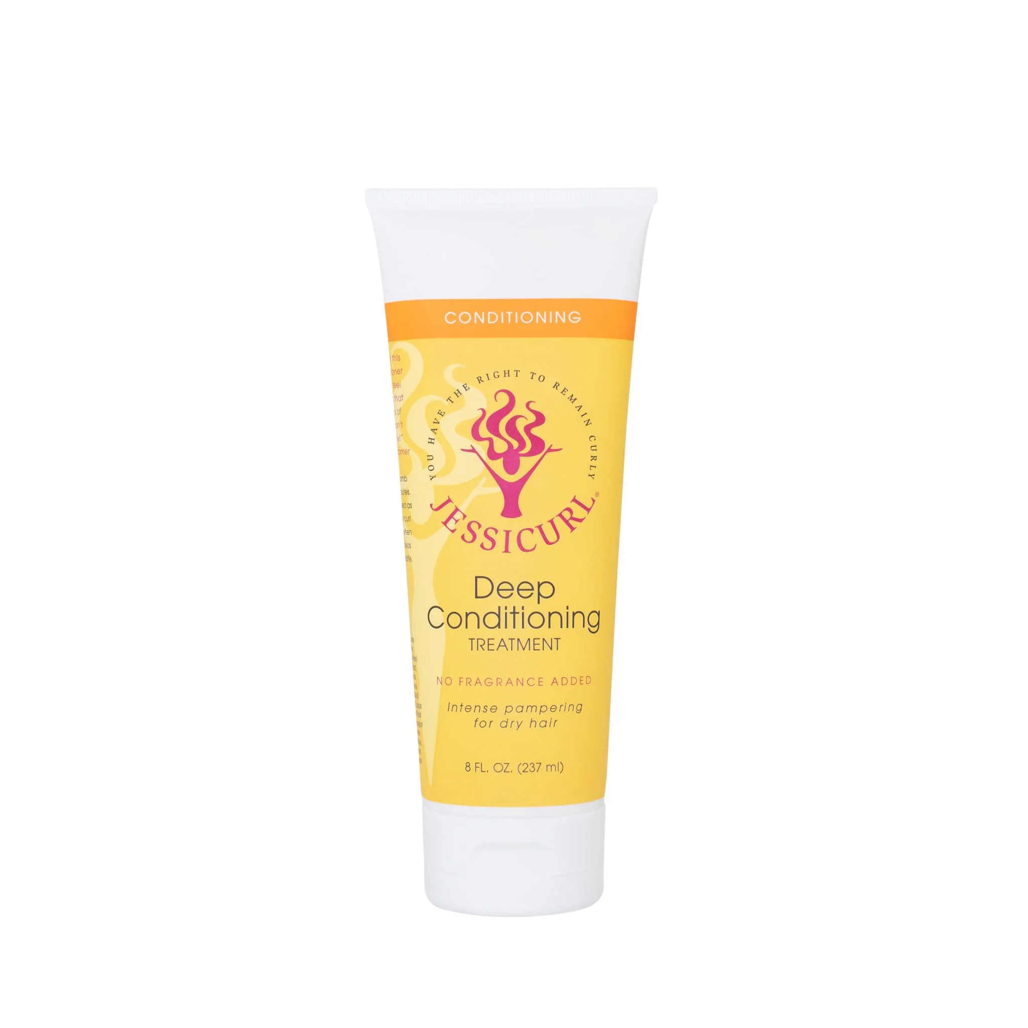 Lightweight Jessicurl Deep Conditioning Treatment No Fragrance Added 8 Fl oz. Deep Conditioner for Dry Damaged Hair great Anti Frizz Hair Mask and Leave Modern