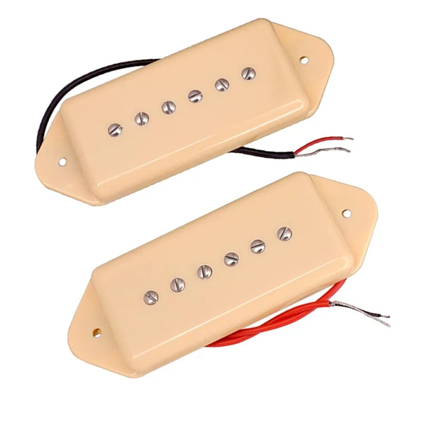 Long-Lasting Max Soapbar P90 Guitar Pickup Neck Bridge for LP EPI Guitar Cream First-Class
