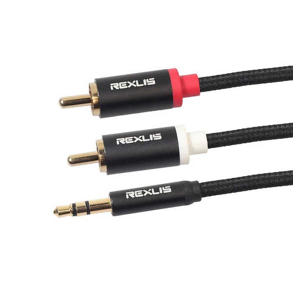Superior Max Stereo Audio Cable Wire Cord 3.5mm to 2 RCA Male Y Splitter Cable 300cm Premium Material