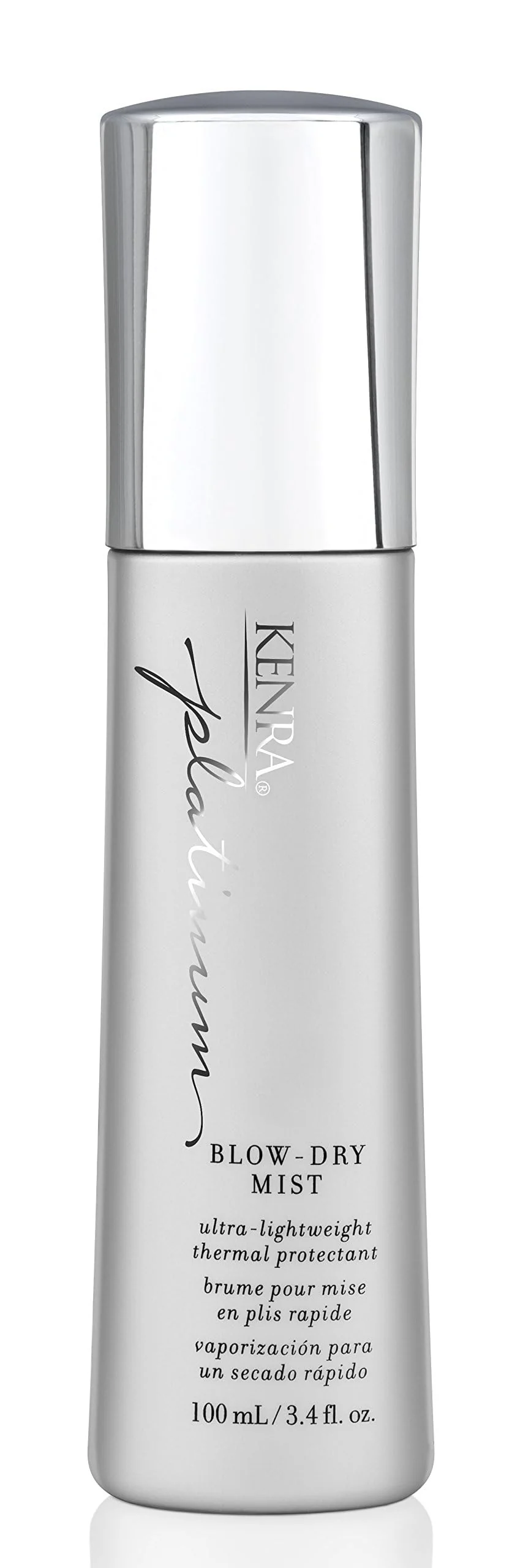 Superior Kenra Platinum Blow-Dry Mist Ultra-Lightweight Thermal Protectant Detangles Smooths Softens Eliminates Frizz Resists Humidity Fine Sophisticated