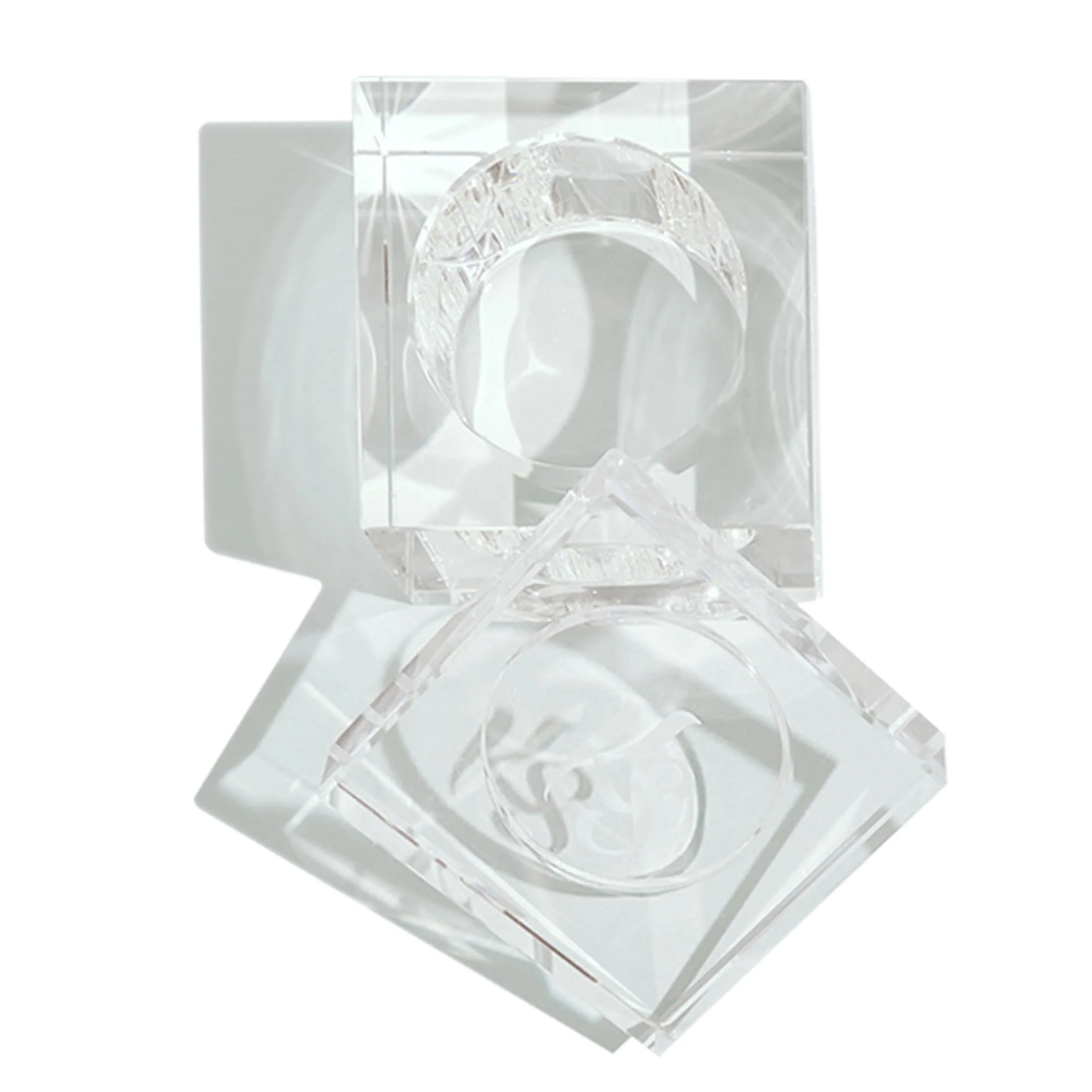 Recyclable KIARA SKY Professional Nails Spill-Proof Dappen Dish with Lid for Holding Acrylic Liquid Monomer - Clear User-Friendly