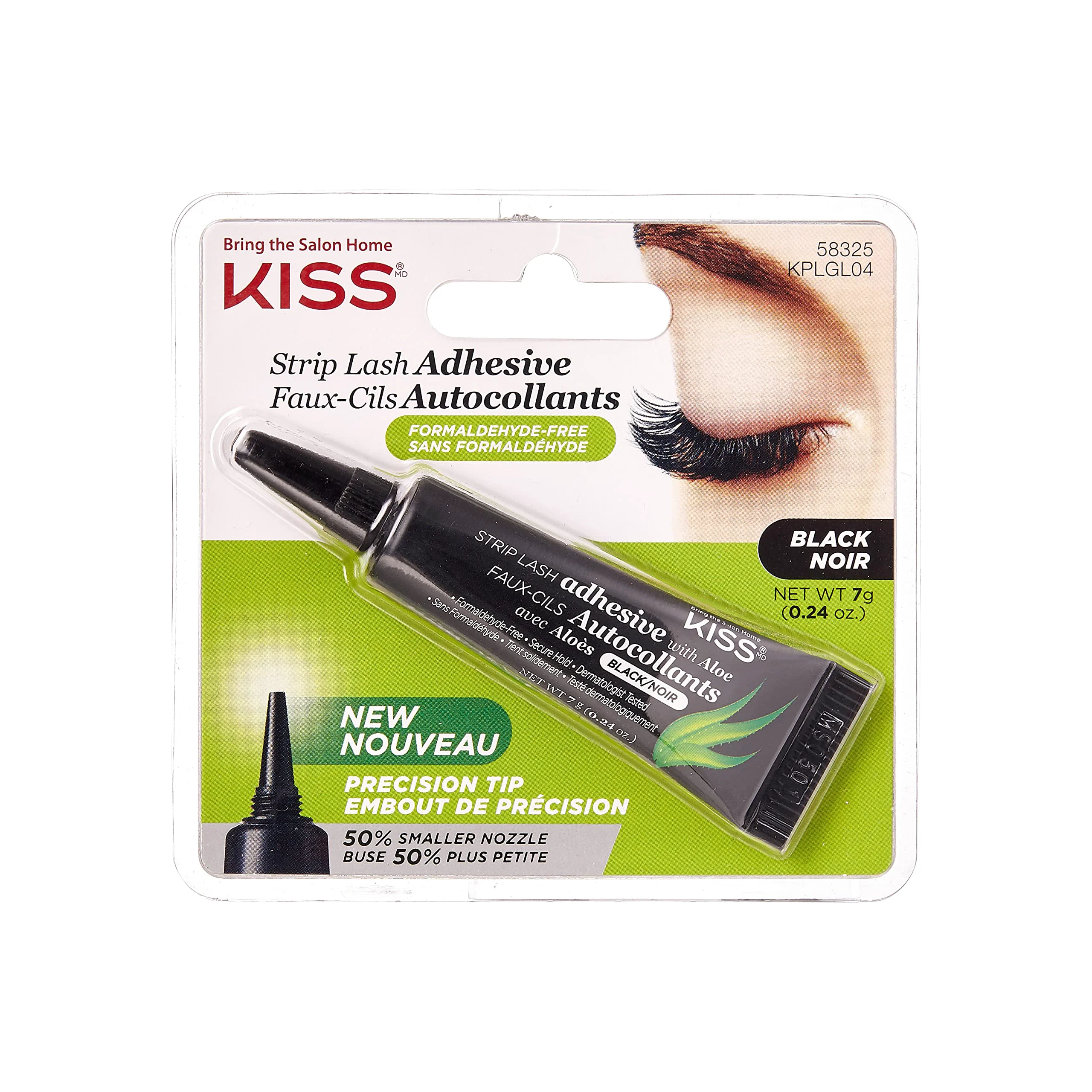 Secure Kiss Strip Lash Adhesive Black Reliable