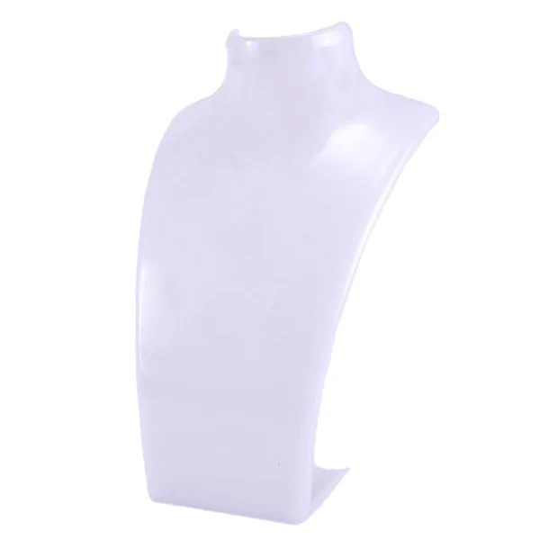 Healthy Max Acrylic Necklace Pendant Display Bust Mannequin Stand Holder White Convenient