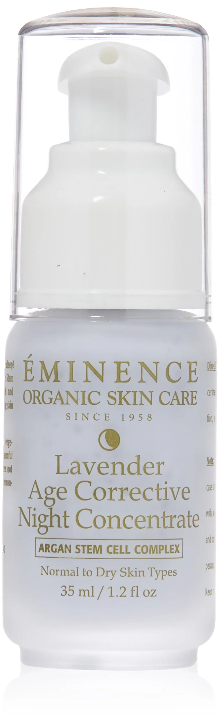 Green Lavender Age Corrective Night Concentrate by Eminence for Unisex - 1.2 oz Serum Flexible