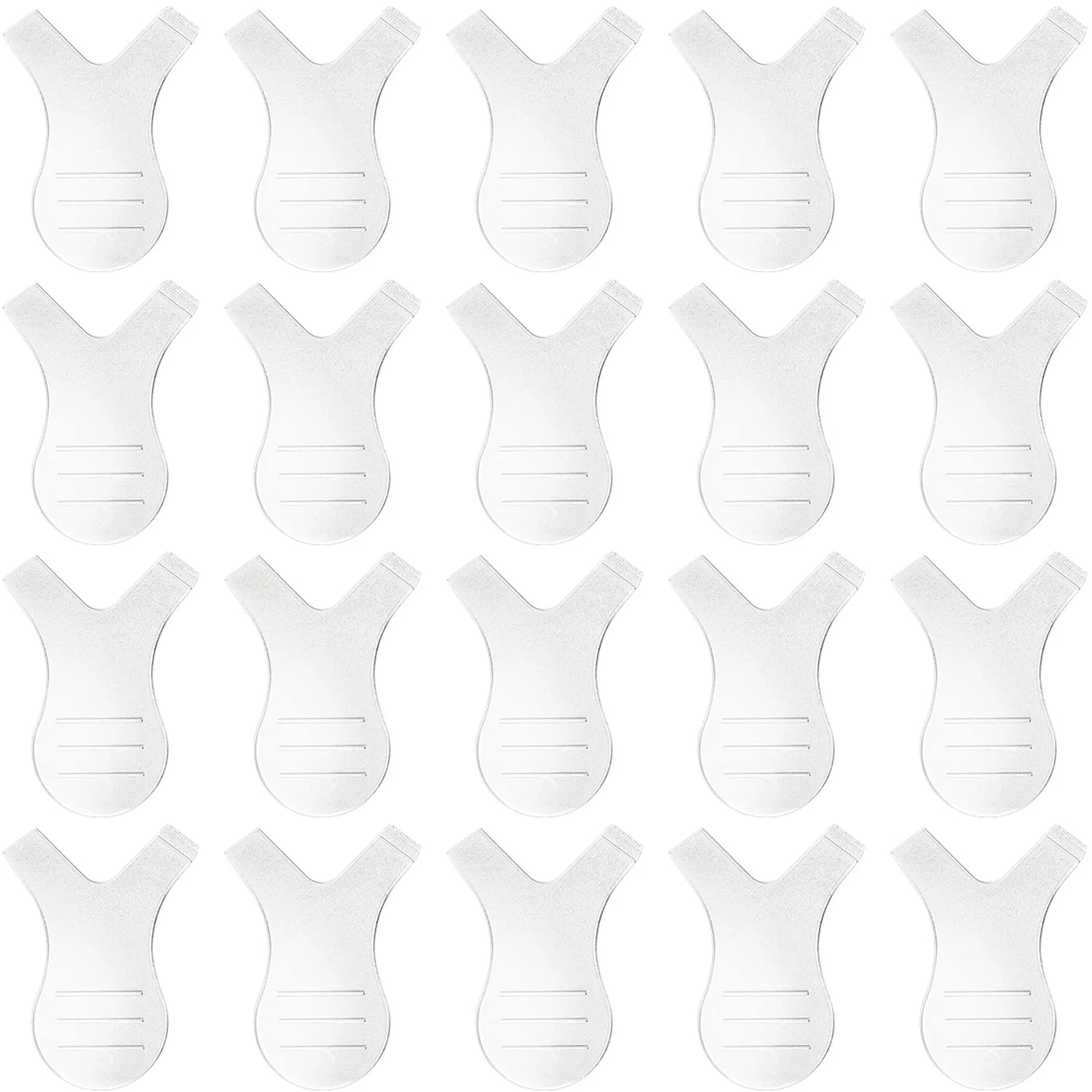 Long-Lasting Leinuosen 20 Pack Y Lash Lift Tool Y Shape Eyelash Brush Silicone Grafting Lash Brush for Eyelash Extension Clean up Expertly Made