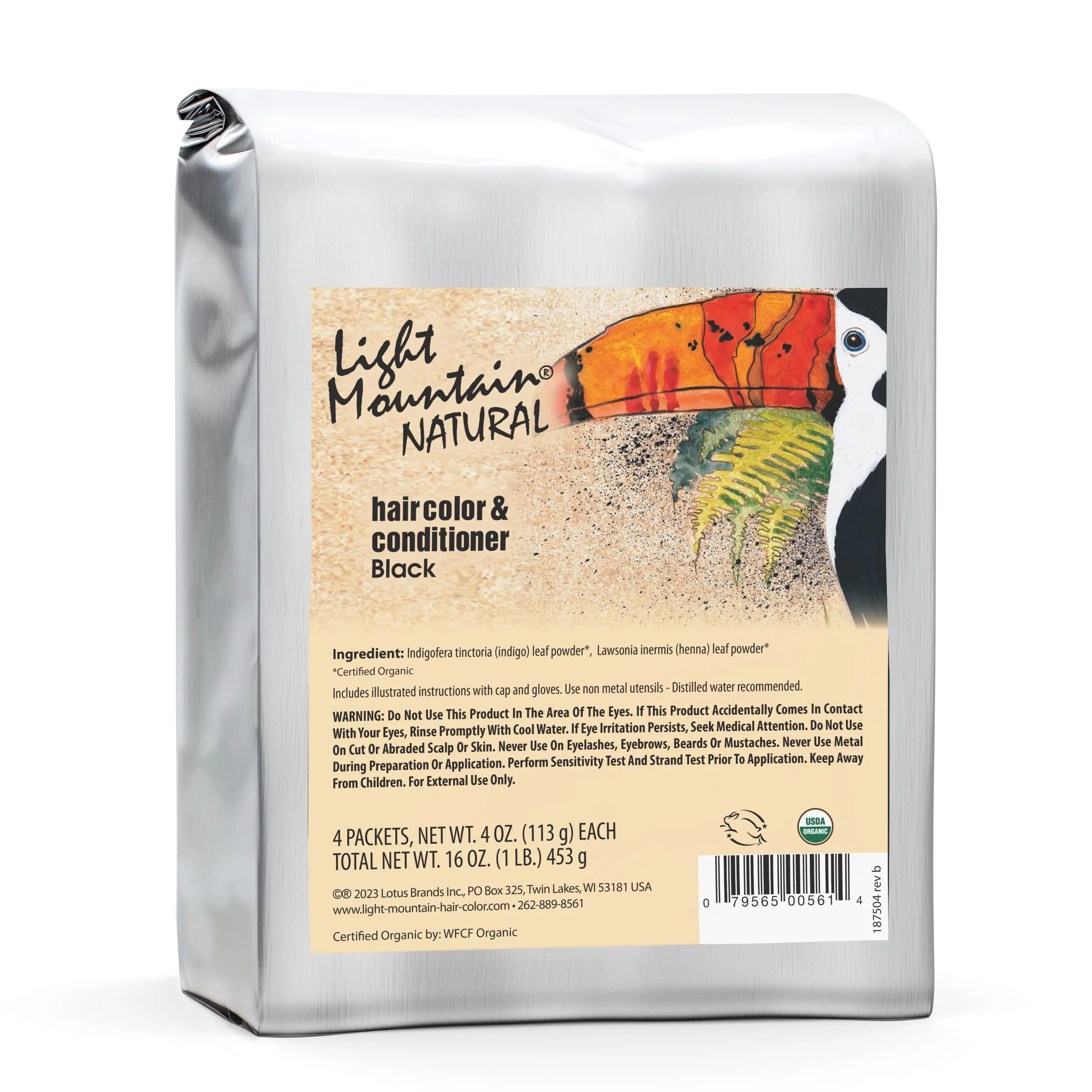 Reliable Light Mountain Henna Hair Color Conditioner - Black Hair Dye for Men Women Organic Henna Leaf Powder and Botanicals Chemical- Semi-Permanent Carefully Designed
