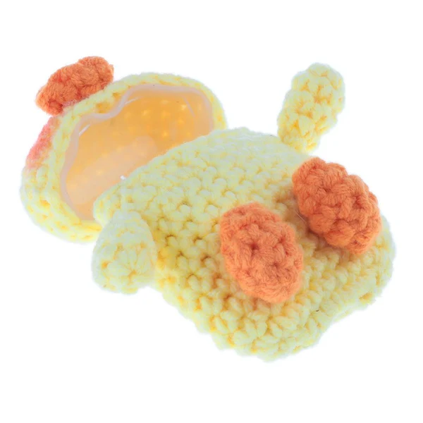 High-Grade Max Knitting Wool Earphone Cover Built-in Silicone Case for AirPods Duck Carefully Designed