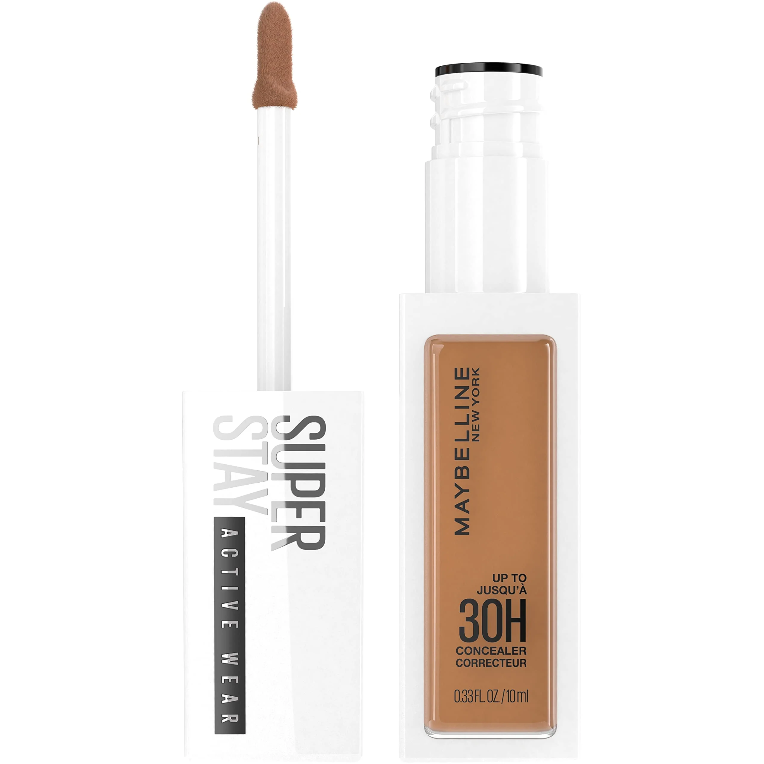 Clean Maybelline Super Stay Liquid Concealer Makeup Full Coverage Concealer Up to 30 Hour Wear Transfer Resistant Natural Matte Finish Oil- Sustainable