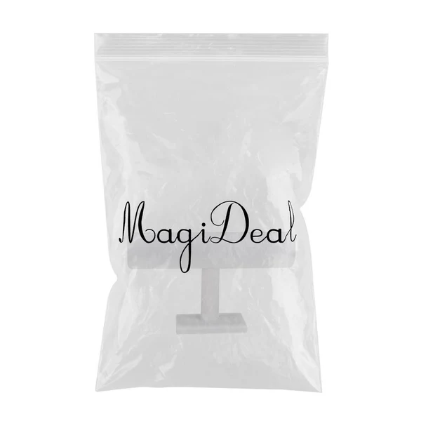Relaxed Max T-bar Jewelry Bracelet Bangle Watch Display Stand Holder White Velvet Environmentally Friendly
